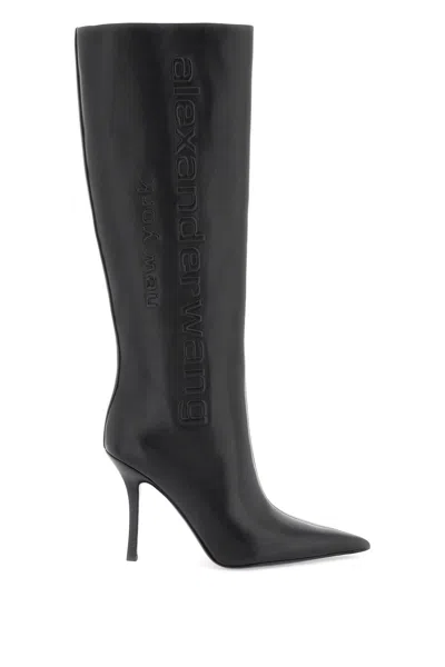 Alexander Wang Delphine High Boots In Black