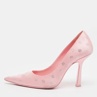 Pre-owned Alexander Wang Delphine Size 38 Pink Satin Pumps