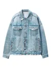 Alexander Wang Denim Jacket In Blue