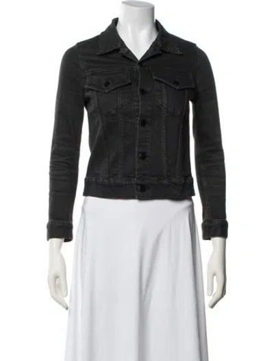 Pre-owned Alexander Wang Denim Jacket In Black