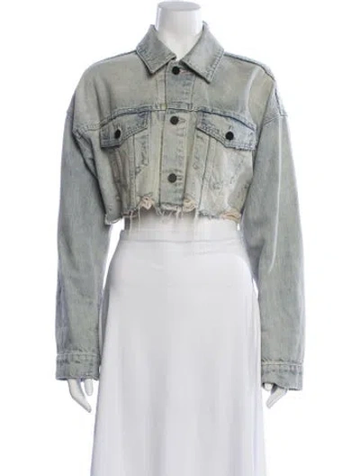Pre-owned Alexander Wang Denim Jacket In Blue