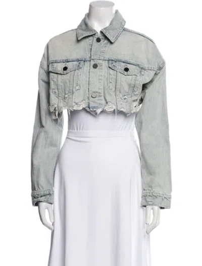 Pre-owned Alexander Wang Denim Jacket In Blue