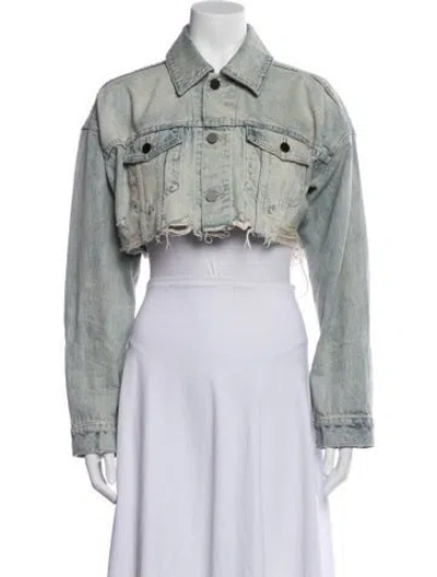 Pre-owned Alexander Wang Denim Jacket In Blue