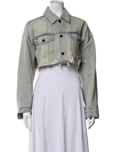 Pre-owned Alexander Wang Denim Jacket In Blue