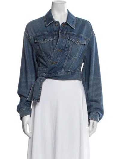 Pre-owned Alexander Wang Denim Jacket In Blue