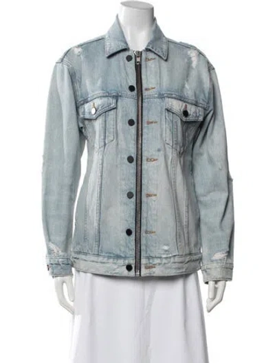 Pre-owned Alexander Wang Denim Jacket In Blue