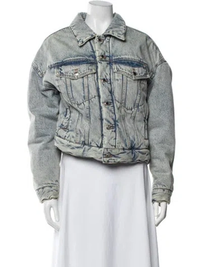 Pre-owned Alexander Wang Denim Jacket In Brown
