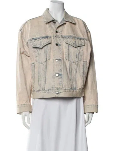 Pre-owned Alexander Wang Denim Jacket In Neutral