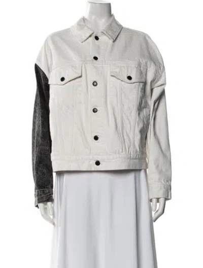 Pre-owned Alexander Wang Denim Jacket In Neutral