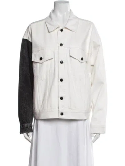 Pre-owned Alexander Wang Denim Jacket In Neutrals