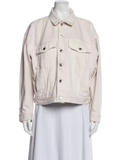 Pre-owned Alexander Wang Denim Jacket In Purple