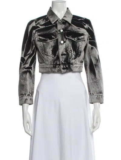 Pre-owned Alexander Wang Denim Jacket In White