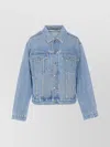 Alexander Wang Denim Jacket With Contrast Stitching And Front Pockets