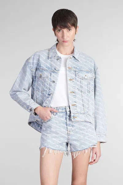 Alexander Wang Denim Jackets In Blue