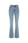 Alexander Wang Fly  High Waist Slim Stacked Vintage Faded Indigo-26 Nd  Female In Vintagefadedindigo