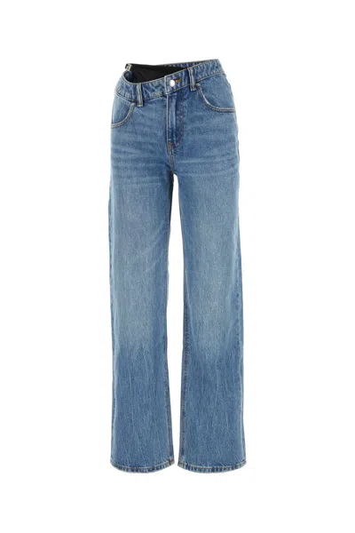 Alexander Wang Denim Jeans In Vintagelightindigo