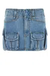 Alexander Wang Mini Skirt With Belt Loops And Cargo Pockets