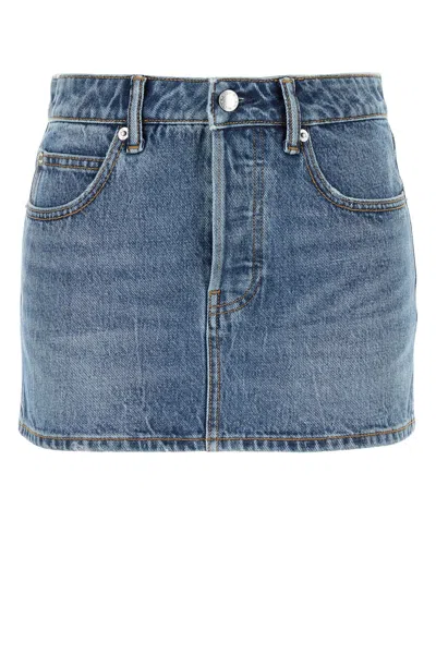 ALEXANDER WANG DENIM MINI SKIRT