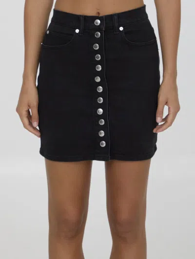 ALEXANDER WANG DENIM MINI SKIRT