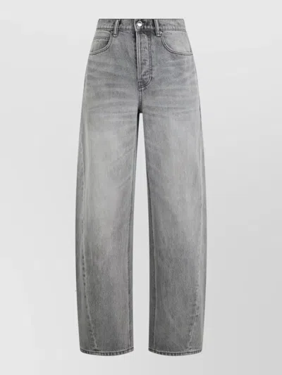 Alexander Wang Denim Relaxed-fit Jeans In Gray