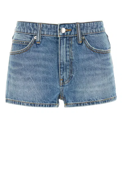 ALEXANDER WANG ALEXANDER WANG DENIM SHORTS