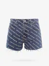 Alexander Wang Denim Shorts In Blue