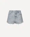Alexander Wang Denim Shorts In Blue