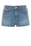 Alexander Wang Denim Shorts In Vintagelightindigo