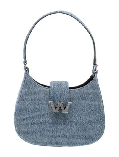 Pre-owned Alexander Wang Denim Shoulder Bag In Blue
