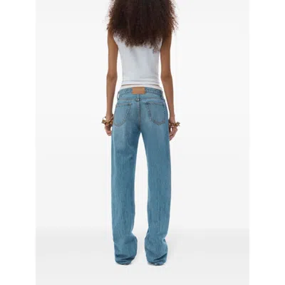 Alexander Wang Denim Straight-leg Jeans In Blue
