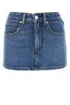 Alexander Wang Denim Stretch Shorts