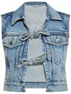 Alexander Wang Denim Top In Blue