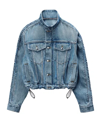 ALEXANDER WANG ALEXANDER WANG DENIM TRACK JACKET