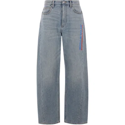 ALEXANDER WANG DENIM WIDE-LEG JEANS