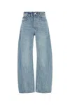 Alexander Wang Denim Wide-leg Jeans In Blue