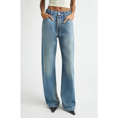 Alexander Wang Denim X  Balloon Leg Jeans In Blue