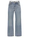 Alexander Wang Prestyle Diamante Charm Jeans In Blue