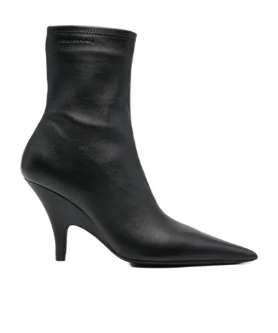 Alexander Wang Diablo Ankle Boots In Black