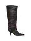 Alexander Wang Diablo Tall Boot Crystal Hotfix In Black
