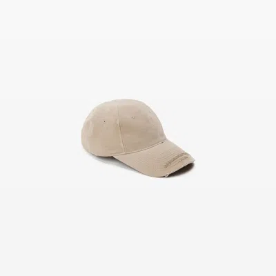 Alexander Wang Distressed Baseball Cap In Brown