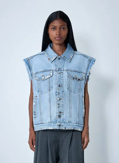 Alexander Wang Distressed Denim Vest