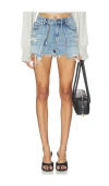 Alexander Wang Distressed Double Layer Skort