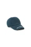 Alexander Wang Distressed Logo Baseball Cap In Washed Navy