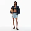Alexander Wang Distressed Pre-styled Denim Skirt