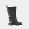 Alexander Wang Woman Boot Black Size 7 Leather In Black