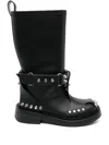 Alexander Wang Woman Boot Black Size 7 Leather In Black
