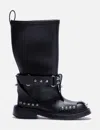 Alexander Wang Woman Boot Black Size 7 Leather In Black