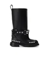 Alexander Wang Dixon Buckle Boot In Leather In Black