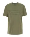 Alexander Wang Dollar Bill-debossed T-shirt In Green