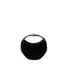 Alexander Wang Dome Circular Top Handle Bag In Black